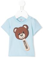 Moschino Kids Bear Lollipop T-shirt - Blue