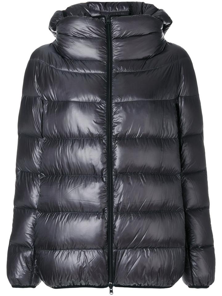 Herno - Padded Coat - Women - Polyamide/polyester/spandex/elastane/polyimide - 42, Black, Polyamide/polyester/spandex/elastane/polyimide