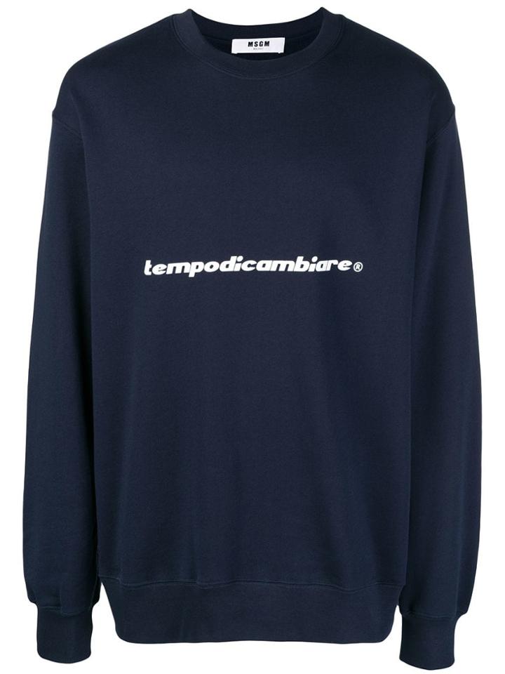 Msgm Msgm 2540mm61799 89 Blu Natural (vegetable)->cotton - Blue