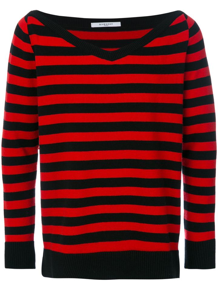 Givenchy Striped Sweater - Black