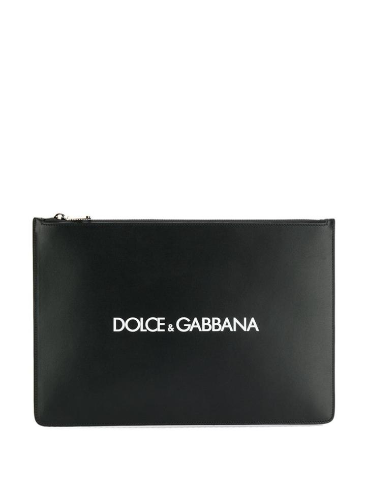 Dolce & Gabbana Logo Pouch - Black