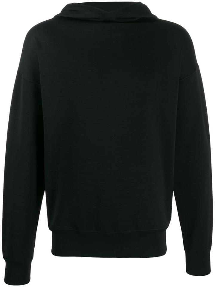 Jil Sander Hooded Sweatshirt - Black