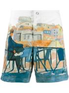 Ermenegildo Zegna Printed Swim Shorts - Neutrals