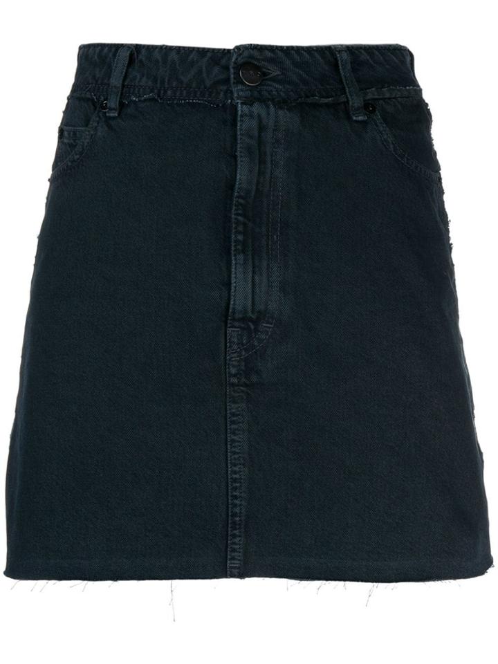 Iro Shift Cropped Skirt - Grey