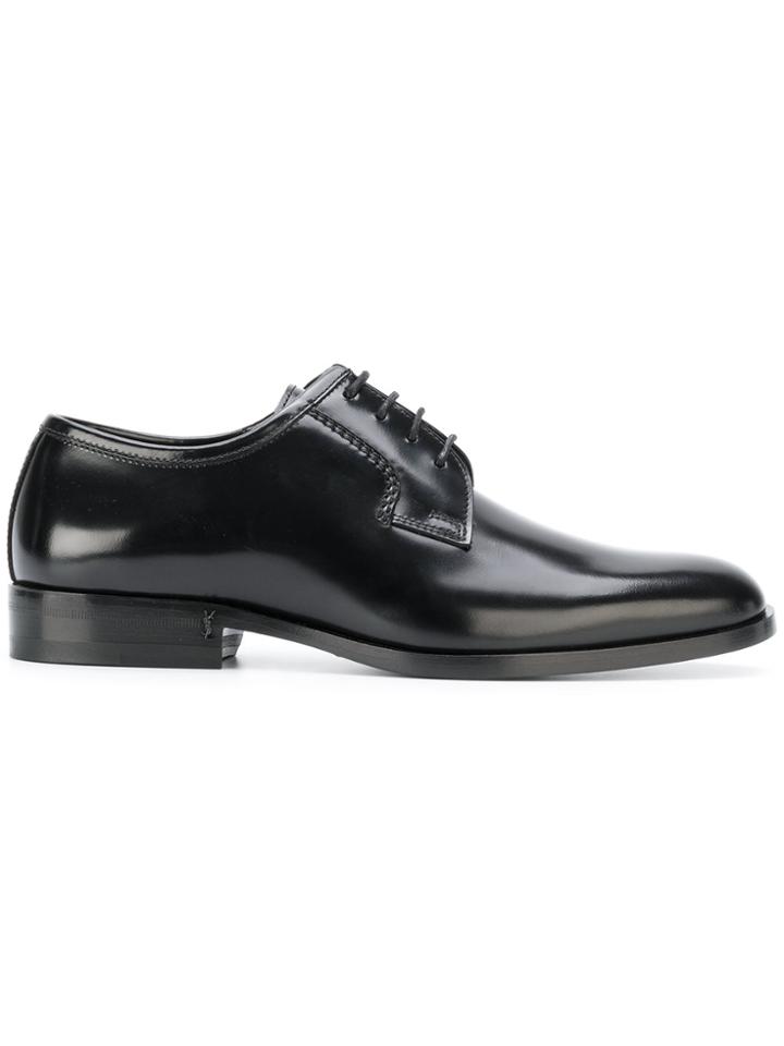 Saint Laurent Montaigne 25 Derby Shoes - Black