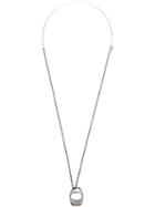 Maison Margiela Ring Detail Chain Necklace - Silver