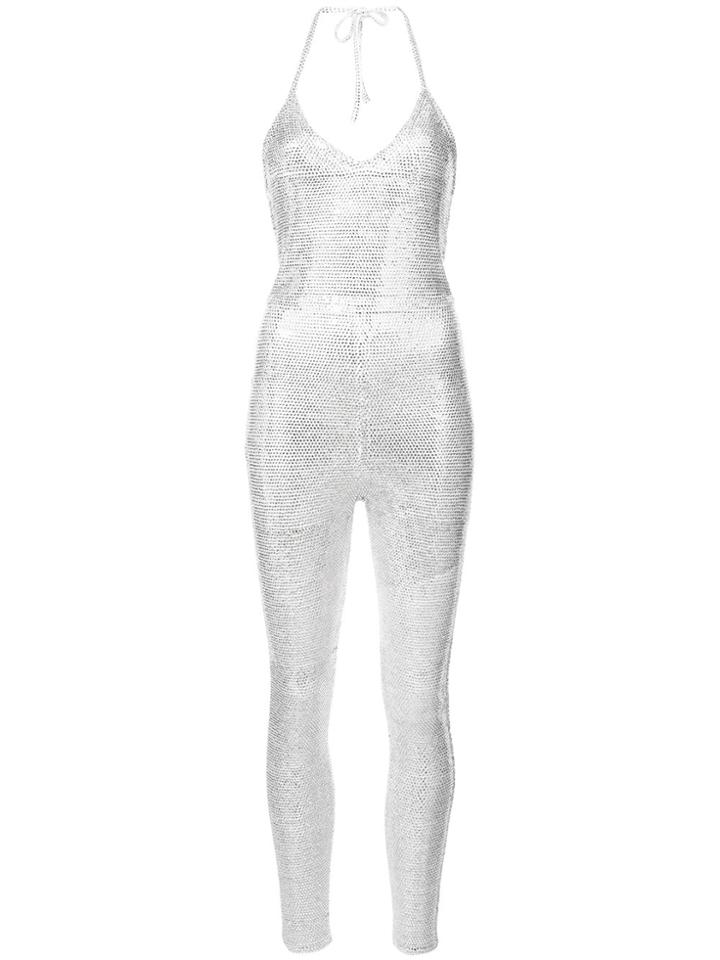 Juicy Couture Swarovski Jumpsuit - White