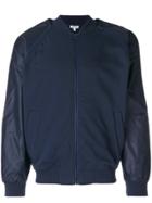 Kenzo Zip Detail Bomber Jacket - Blue