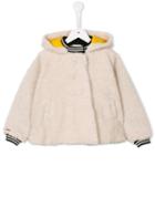 Rykiel Enfant Hooded Teddy Jacket, Girl's, Size: 6 Yrs, Nude/neutrals