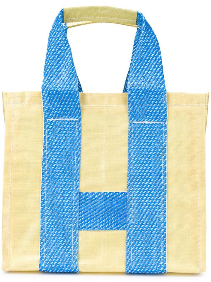 Comme Des Garçons Shirt Shopper Tote Bag - Yellow