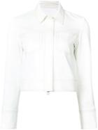 Misha Nonoo - Erin Jacket - Women - Cotton/spandex/elastane - L, Women's, White, Cotton/spandex/elastane