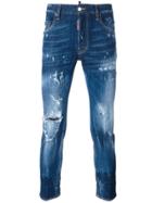 Dsquared2 Skater Distressed Jeans - Blue
