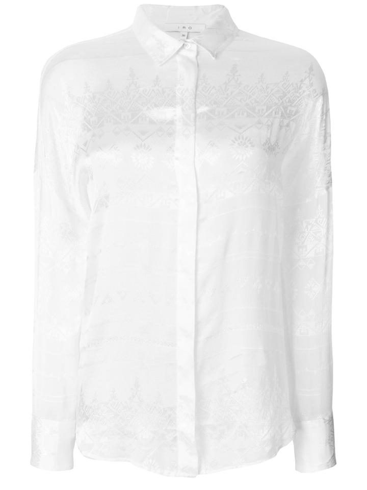 Iro Classic Fitted Shirt - White
