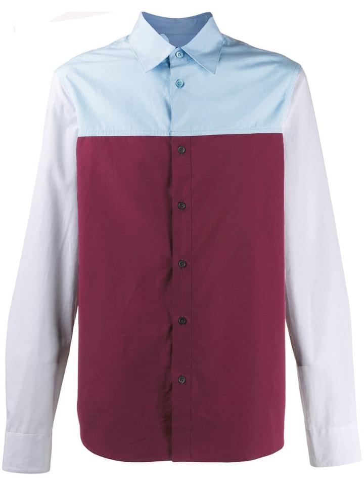 Marni Colour-block Shirt - Blue