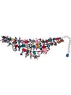 Rodrigo Otazu Choker Necklace, Women's, Metallic, Metal Other/swarovski Crystal