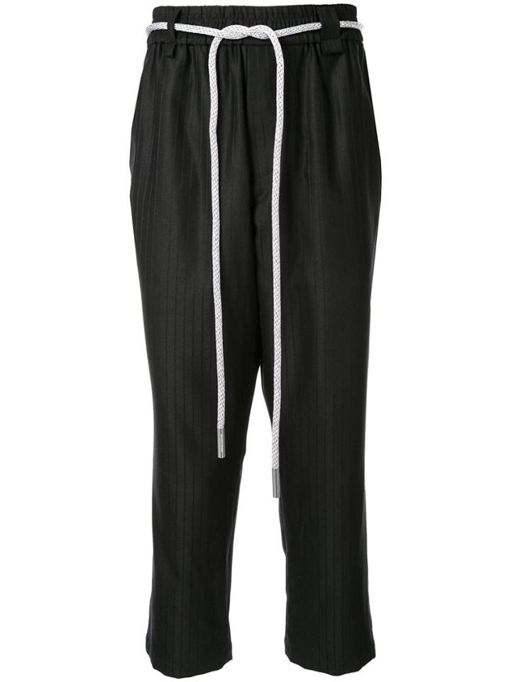 Necessity Sense Mich Cropped Trousers - Black