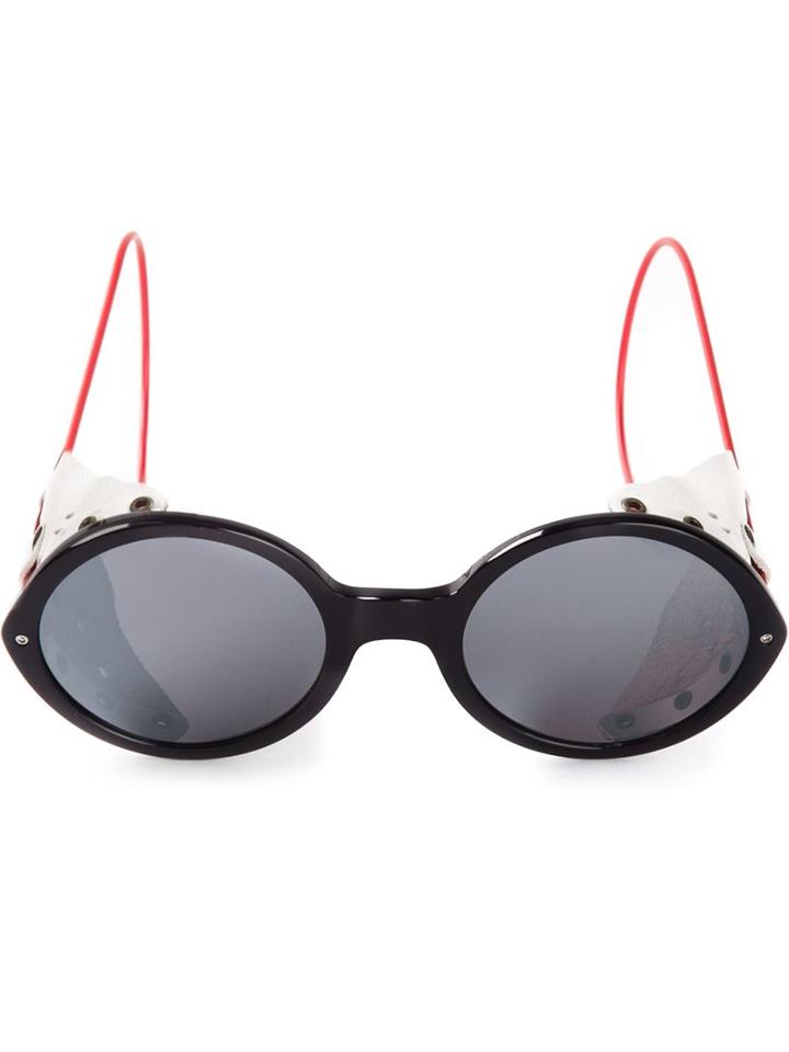 Thom Browne Round Frame Sunglasses, Adult Unisex, White, Metal (other)