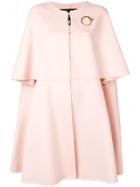 Cavalli Class Snake Brooch Coat - Pink