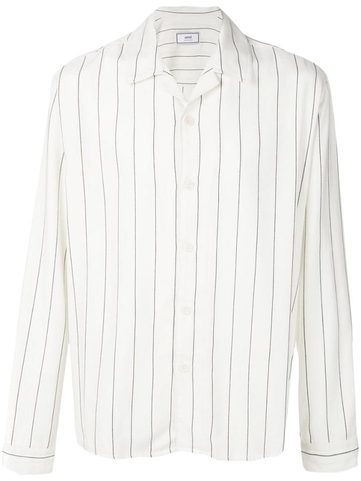 Ami Alexandre Mattiussi Camp Collar Overshirt - White