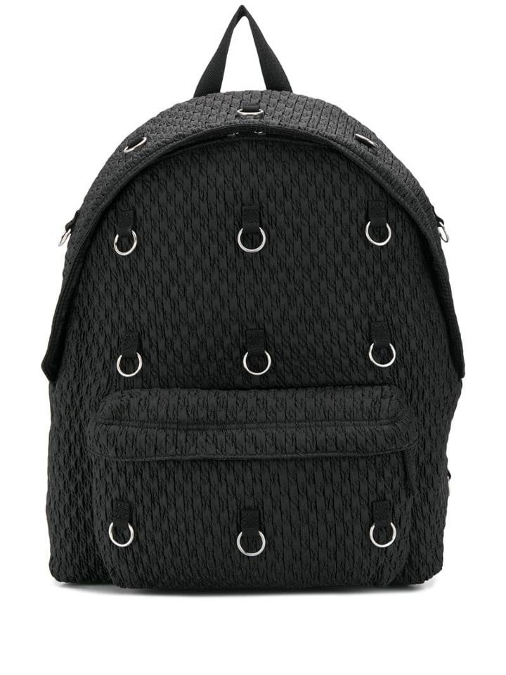 Raf Simons Ring Embellished Backpack - Black