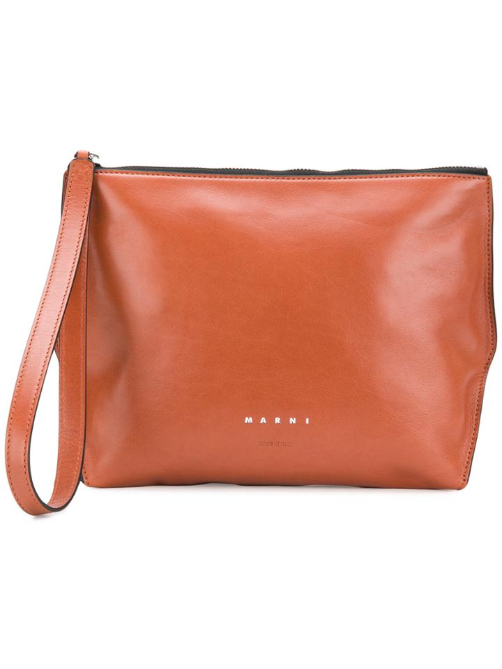 Marni Classic Pouch - Brown