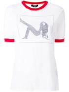 Calvin Klein Print Colour-block T-shirt - White