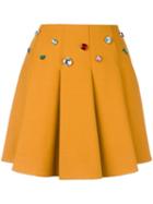 Vivetta 'ficus' Skirt, Women's, Size: 40, Yellow/orange, Viscose/polyamide/virgin Wool/acetate