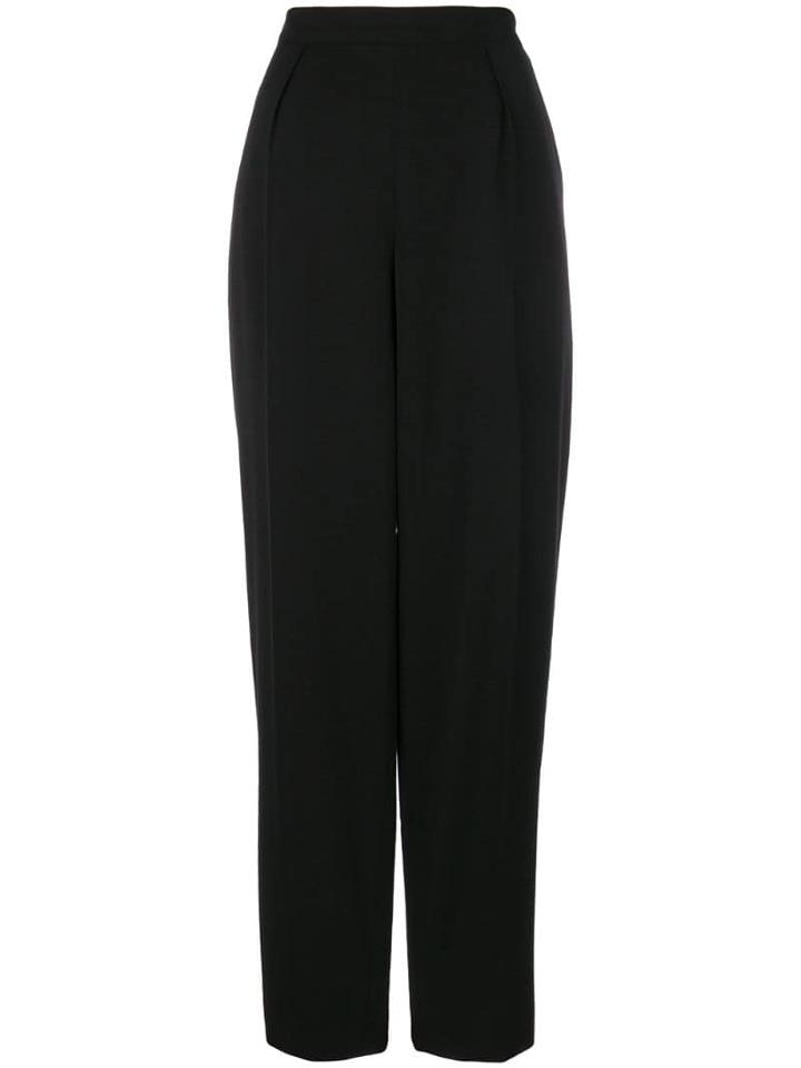 Chanel Pre-owned High-waisted Trousers - Black