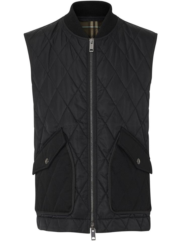 Burberry Quilted Shell Gilet - Black