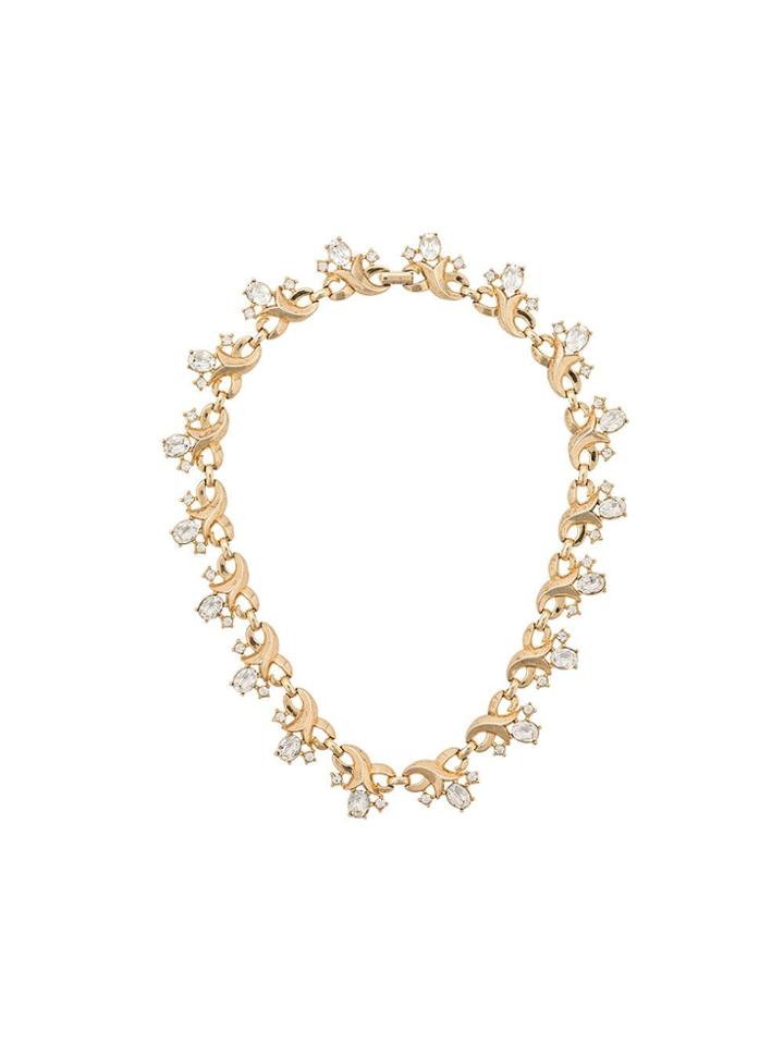 Susan Caplan Vintage 1960s Gold-plated Trifari Necklace