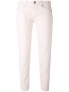 Aspesi Skinny Cropped Jeans - Pink & Purple