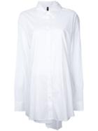 Unravel Project - Oversized Shirt - Women - Silk/cotton - 38, White, Silk/cotton