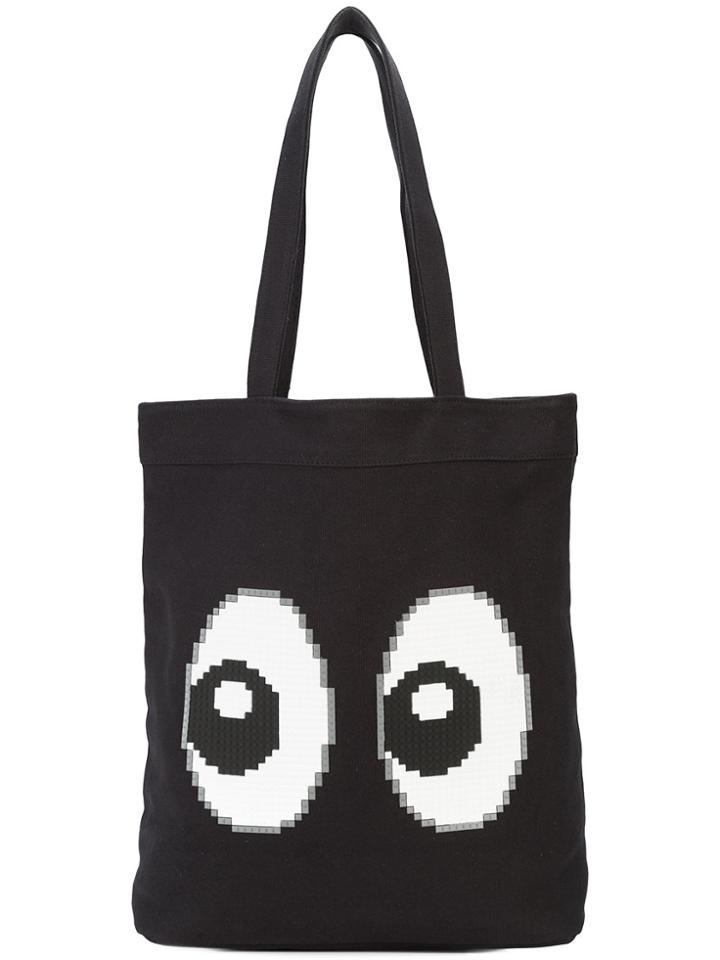Mostly Heard Rarely Seen 8-bit All Eyes On Me Tote - Black