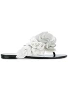 Sophia Webster Jumbo Flat Sandals - White