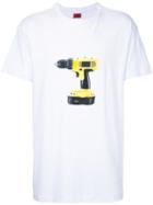 424 Fairfax - Drill Print T-shirt - Men - Cotton - L, White, Cotton