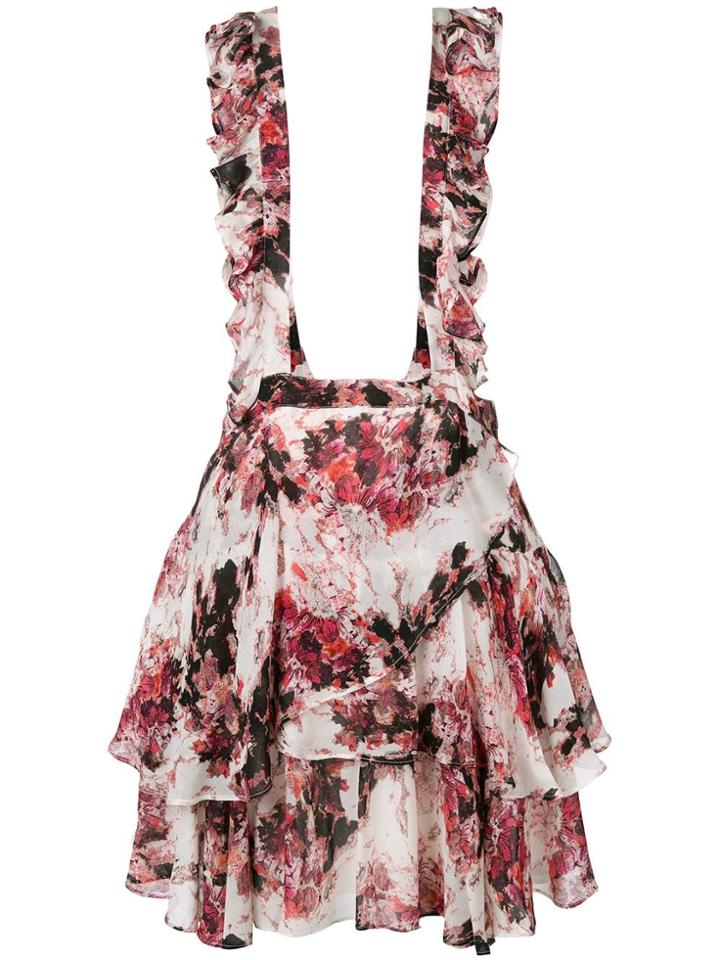 Iro Ruffled Pinafore Dress - White