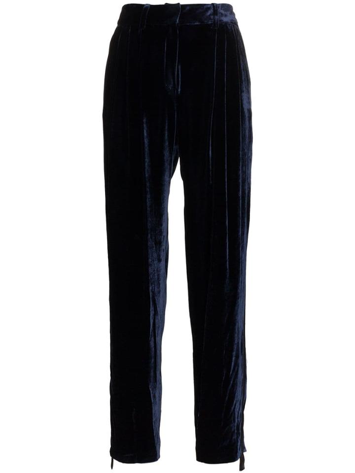 Magda Butrym Velvet Jena Trousers - Blue