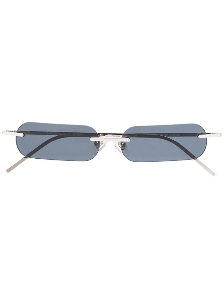Blyszak Silver And Blue Black Francois Russo Sunglasses