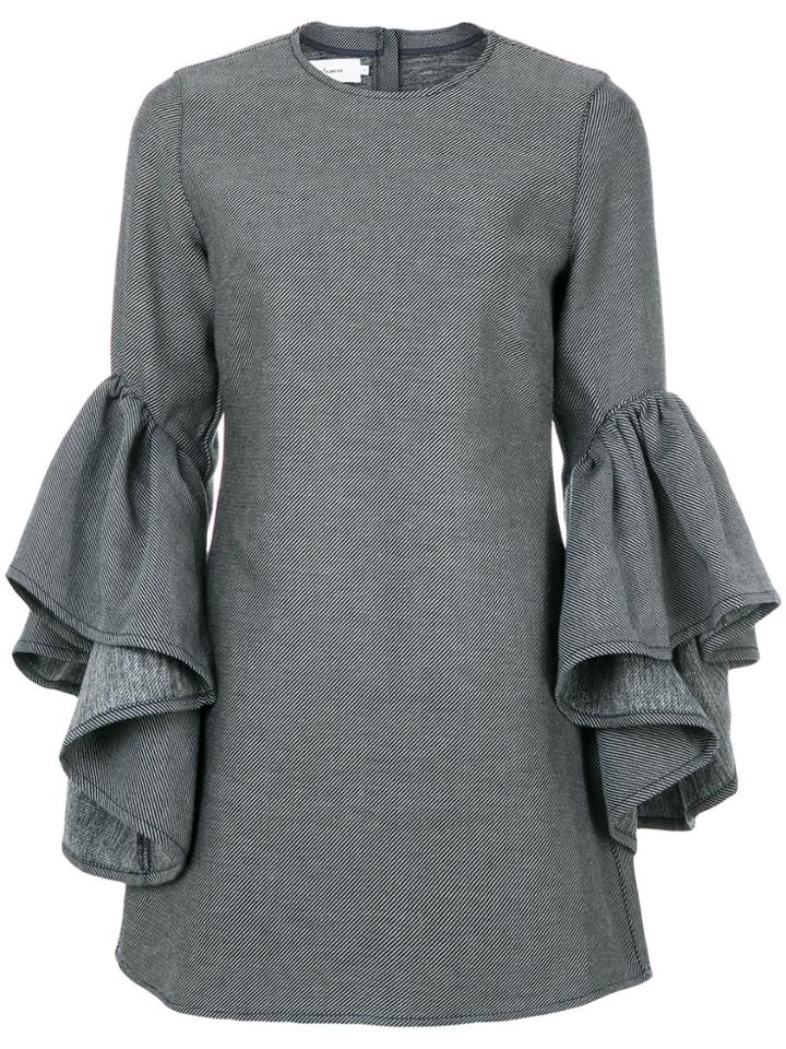 Marques'almeida Frill Sleeves Dress - Grey