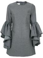 Marques'almeida Frill Sleeves Dress - Grey