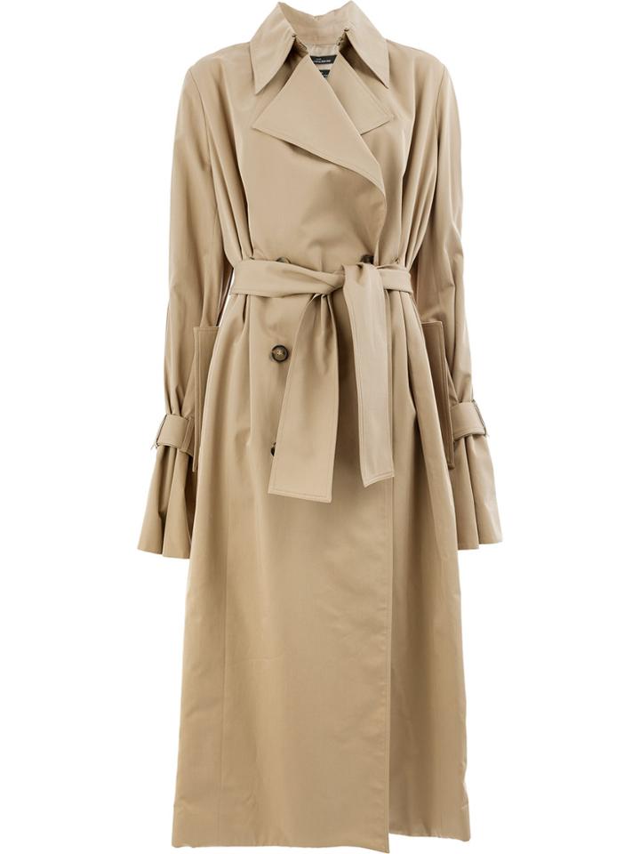 Rokh Belted Trench Coat - Nude & Neutrals