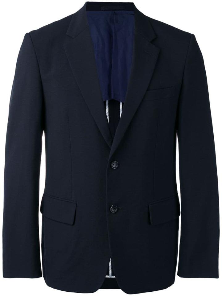 Comme Des Garçons Pre-owned Single Breasted Blazer - Blue