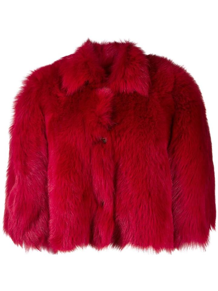 Red Valentino Oversized Cropped Jacket