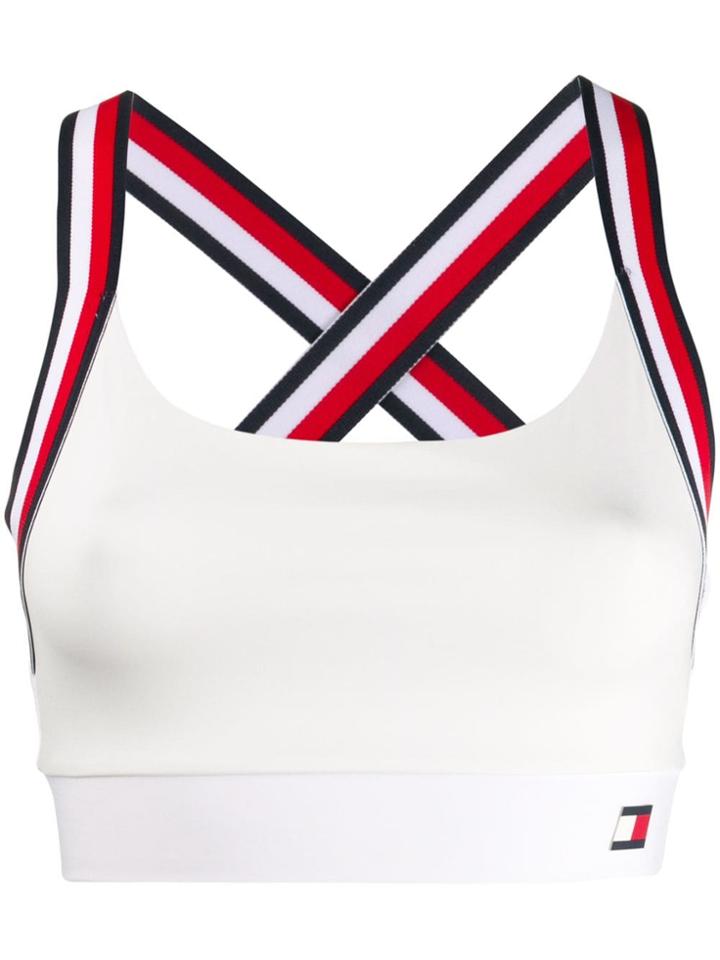 Tommy Hilfiger Logo Vest Top - White