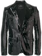 Unconditional Sequinned Jacket - Black