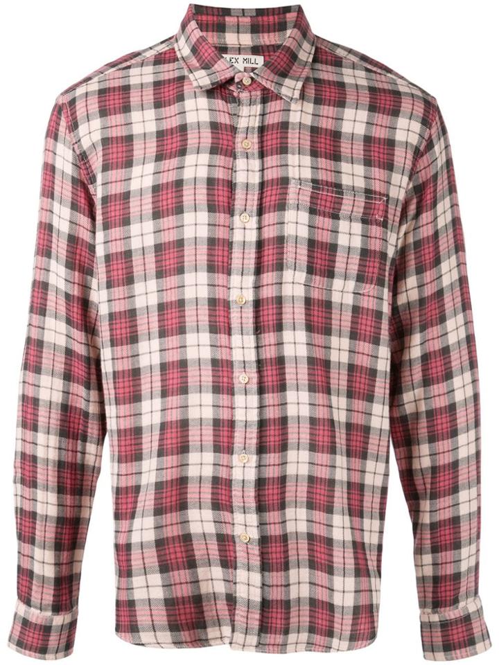 Alex Mill Spring Plaid Double Gauze Shirt - Red