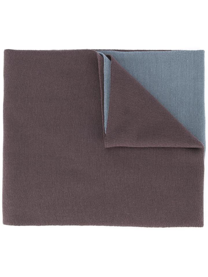 Wooyoungmi Panelled Scarf - Blue