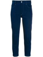 Chloé Hight Rise Cropped Jeans - Blue