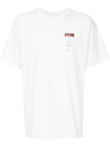 Fake Alpha Vintage John Lennon Print T-shirt - White
