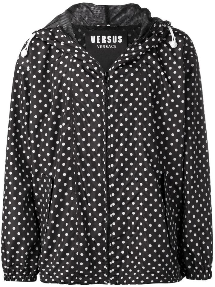 Versus Versus Dotted Lightweight Jacket - Black